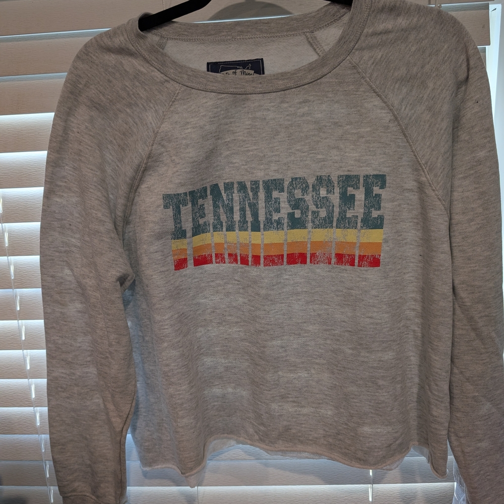 State of Mind Gray Tennessee Graphic Sweatshirt